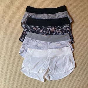 Lululemon Shorts 4 Pairs